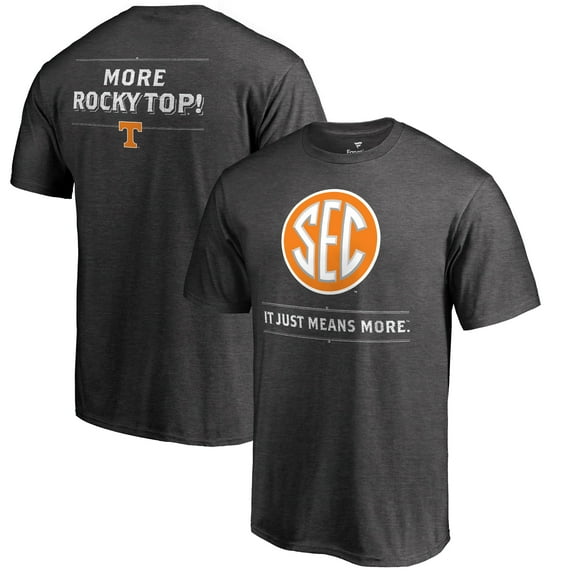 Men's Ash Tennessee Volunteers SEC Means More T-Shirt