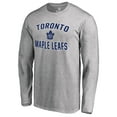 thumbnail image 1 of Men's Ash Toronto Maple Leafs Victory Arch Long Sleeve T-Shirt, 1 of 1