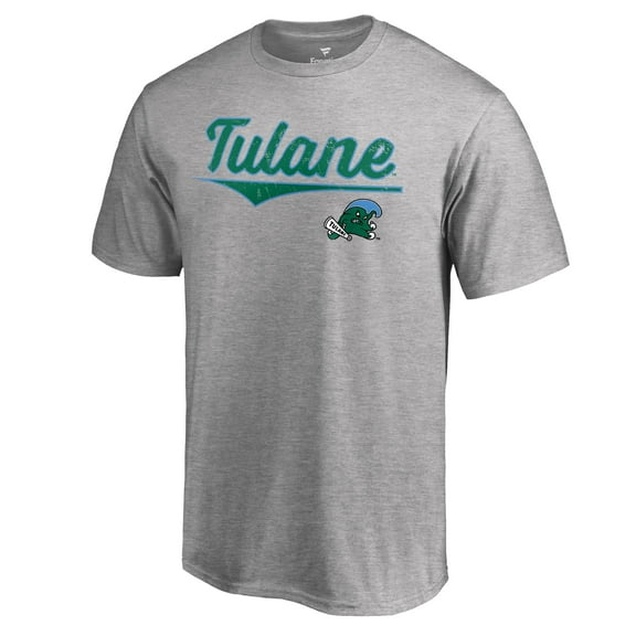 Men's Ash Tulane Green Wave American Classic T-Shirt