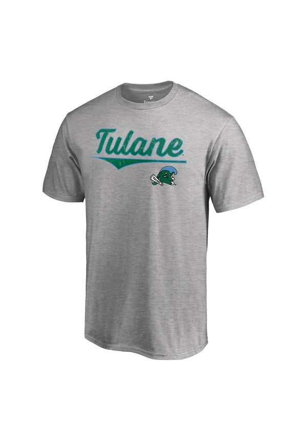 Men's Ash Tulane Green Wave American Classic T-Shirt