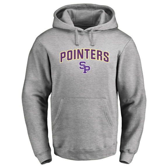 Men's Ash Wisconsin-Stevens Point Pointers Proud Mascot Pullover Hoodie