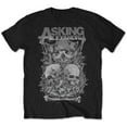 thumbnail image 1 of Men's Asking Alexandria Skull Stack Slim Fit T-shirt XX-Large Black, 1 of 3