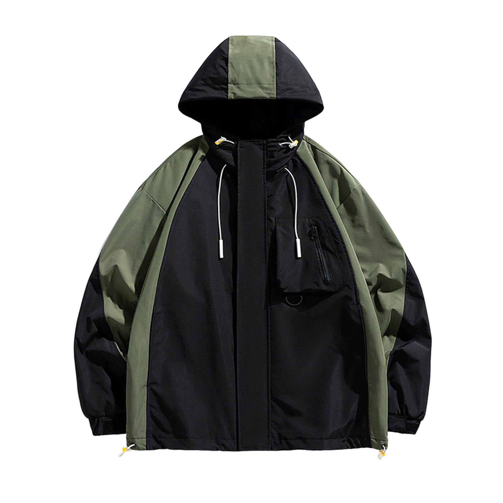 Men s Assault Suit Rain Jacket Men Waterproof Jacket Spring And Autumn Leisure Fashion Zip Breathable Men s Windbreakers Black 4XL Walmart