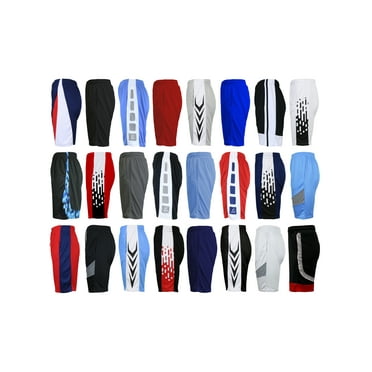 Men's Assorted Active Moisture-Wicking Shorts (5-Pack, S-2XL)