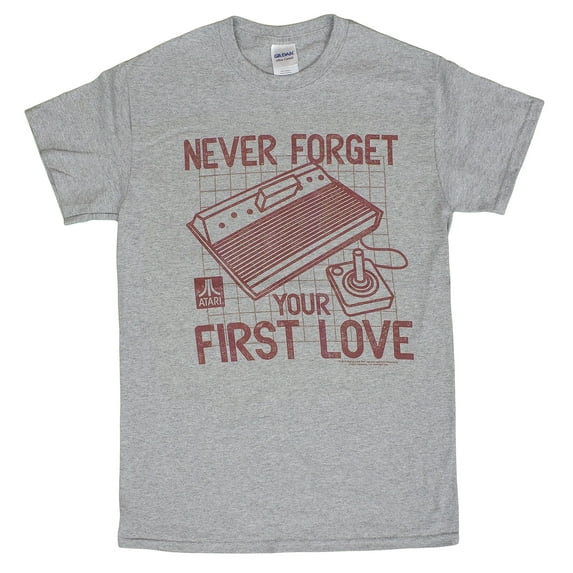 Men's Atari First Love Vintage Style Video Game T-Shirt