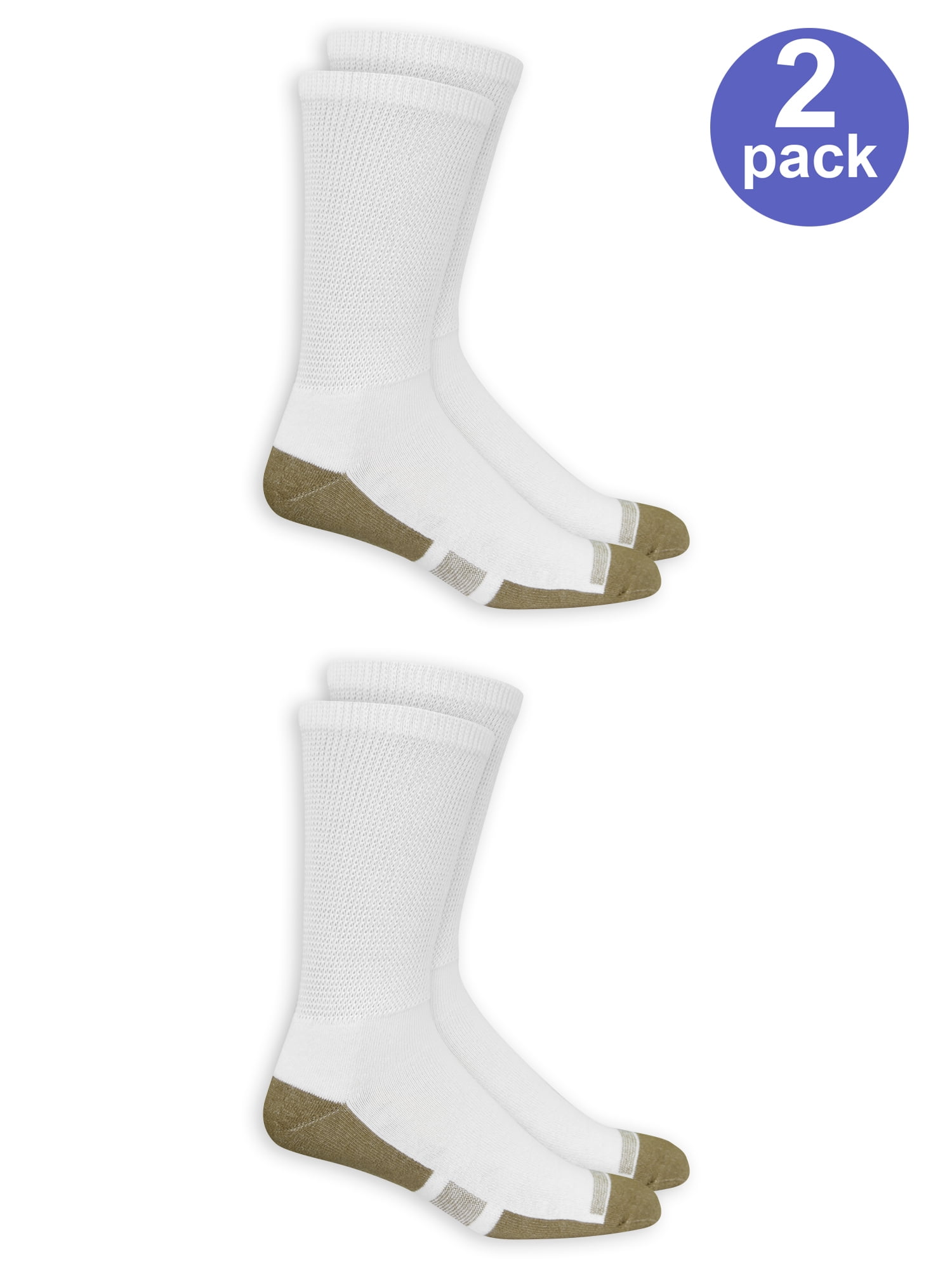 Men's Athletes Foot and Odor Cupron Crew Sock 1 Pair