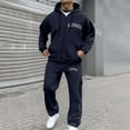 thumbnail image 1 of Men's Athletic 2 Pieces Tracksuit Sweatsuit Jogging Suits Full Zip Jacket Pants Outfits Track Suit for Jogging or Warm Up, 1 of 4