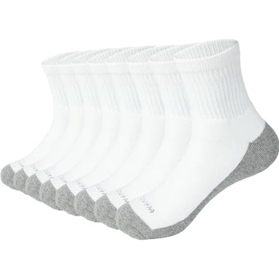 Men's Athletic Ankle Socks 3/8 Pairs Thick Cushion Running Socks for Men&Women Cotton Socks 6-9/9-12/12-15