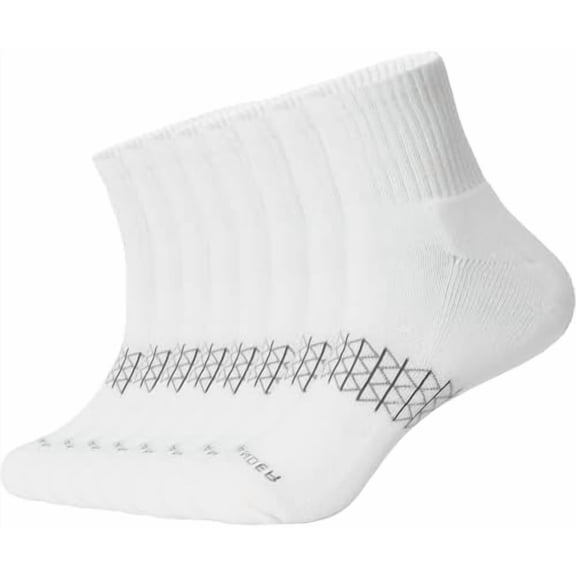 Men's Athletic Ankle Socks 3/8 Pairs Thick Cushion Running Socks for Men&Women Cotton Socks 6-9/9-12/12-15