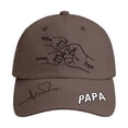 thumbnail image 1 of Men's Athletic Baseball Fitted Cap Customizable Father's Day Baseball Cap Unique Idea For Dad Husband Boyfriend Friendly Unisex Hat, 1 of 3