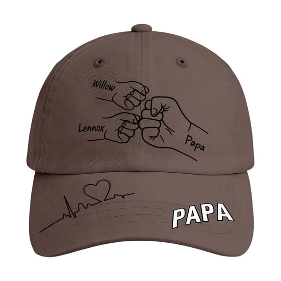 Men's Athletic Baseball Fitted Cap Customizable Father's Day Baseball Cap Unique Idea For Dad Husband Boyfriend Friendly Unisex Hat