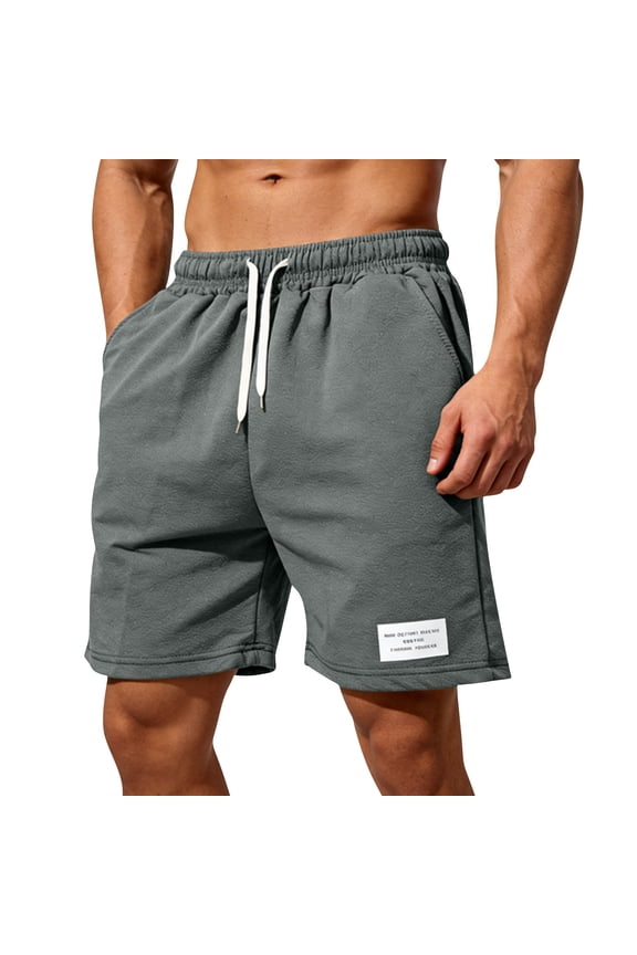Men's Athletic Basketball Gym Shorts,Performance Tech Relaxed Fit Training Shorts Size M-4XL Dark Gray