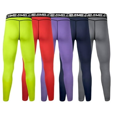 Men's Athletic Compression Pants Baselayer Quick Dry Sports Running Gym Workout Tights Leggings