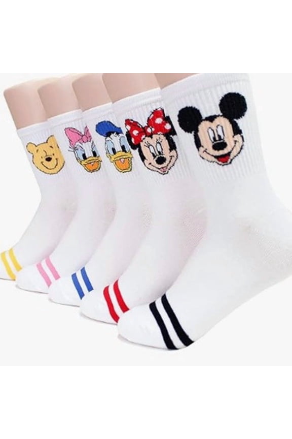 Men's Athletic Crew Socks Mouse Boys Socks with Amazing Legends Design
