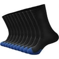 thumbnail image 1 of Men's Athletic Cushion Crew Socks 10 Pack XL 13-15, 1 of 7
