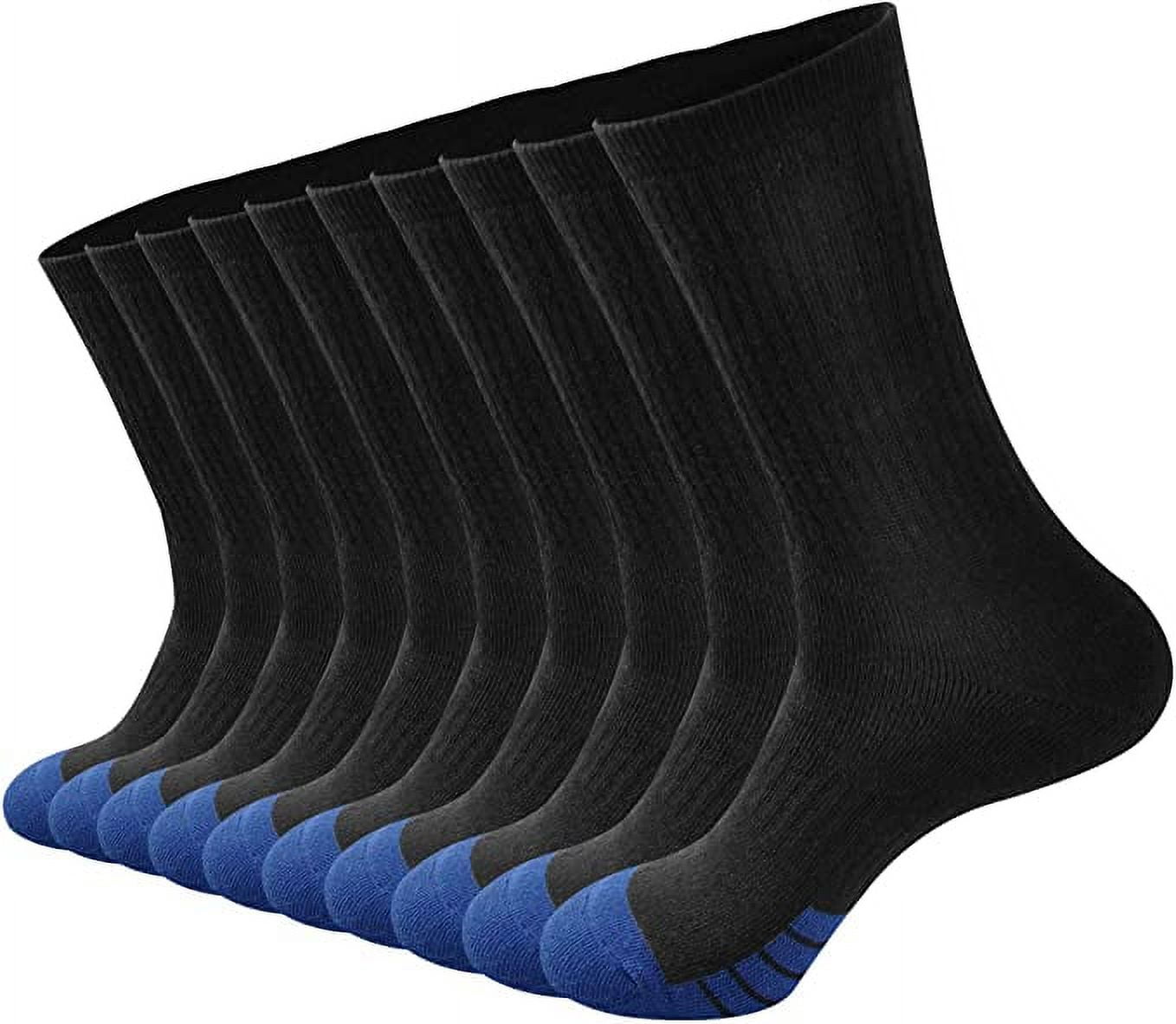 Triangle Men Sports Athletic Cushioned Work Crew Cotton Socks Size 9-13  High