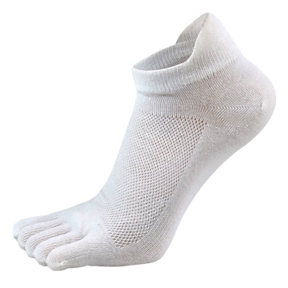 Men's Athletic Five-Toe Performance Socks for and Everyday Comfort with Enhanced Breathability Design