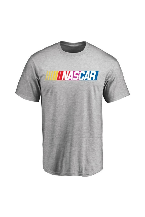 Men's Athletic Heather NASCAR Bar Logo T-Shirt