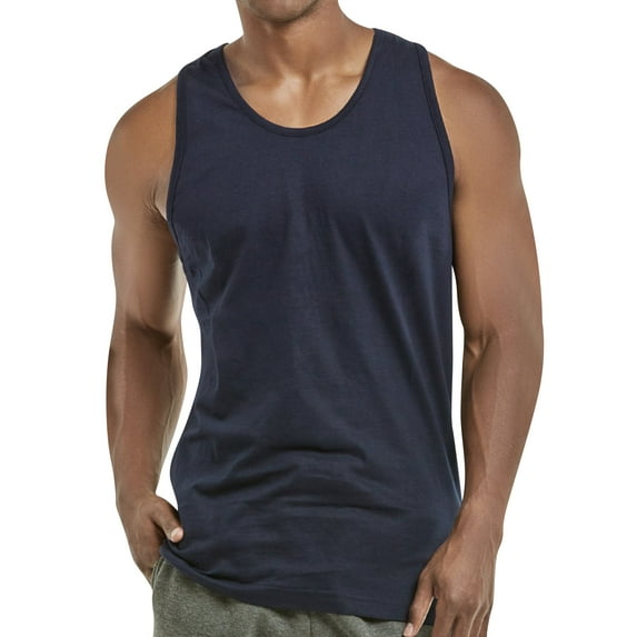 Men's Athletic Heavyweight Workout Cotton Muscle Tank Top