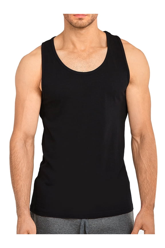 Men's Athletic Heavyweight Workout Cotton Muscle Tank Top