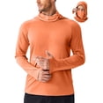 thumbnail image 1 of Men's Athletic Hoodies Long Sleeve Fishing Shirts for Men UPF 50+ SPF UV Sun Protection Shirts Rash Guards, 1 of 6