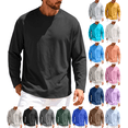 thumbnail image 1 of Men's Athletic Long Sleeve Tops Moisture Wicking Quick Dry Workout Tops Breathable Mesh Gym Running Tee, 1 of 6