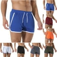 thumbnail image 1 of Men's Athletic Mesh Shorts 5" Inseam Workout Running Short Pants, Quick Dry Breathable Training Short Above Knee Length with Pockets for Bodybuilding Basketball, 1 of 5