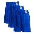 thumbnail image 1 of Men's Athletic Mesh Shorts with Drawstring 2 Pockets Lightweight Gym Workout Wear Basketball Shorts 8" Inseam, Pack of 3, 1 of 6