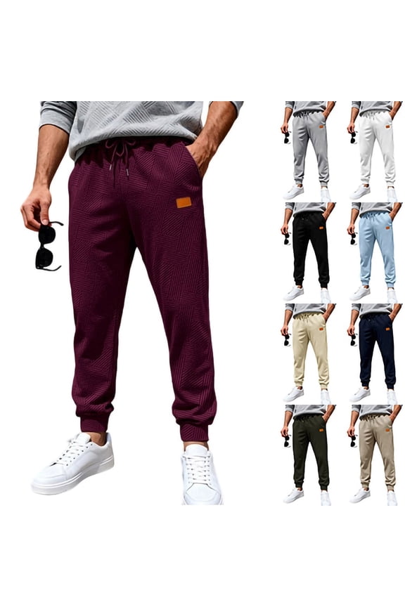 Men’s Athletic Pants Joggers Trousers Elastic Waist Drawstring Straight Leg, Quick Dry Breathable Lightweight Nylon Spandex, Casual Daily Gym Workout Running Activewear | JASKFLY,Black S