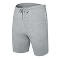 thumbnail image 1 of Men's Athletic Performance Gym Shorts with Pockets, Gray, S, 1 of 7