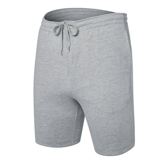 Men's Athletic Performance Gym Shorts with Pockets, Gray, S