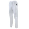thumbnail image 1 of Men's Athletic Running Joggers Straight High Elastic Gym Pants Lightweight Jogging Track Casual Pant with Zipper Pockets, 1 of 4