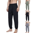 thumbnail image 1 of Men's Athletic Running Joggers Workout Gym Pants Lightweight Track Casual Quick Dry Mesh Breathable Travel Pant with Pockets Big and Tall Size S-4XL Gray, 1 of 9