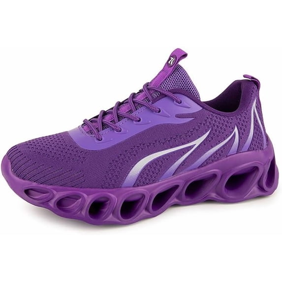 Men's Athletic Running Shoes - Lightweight Breathable Mesh Sneakers with Cushioned Insole, Non-Slip Rubber Outsole for Gym Training, Jogging, Walking & Daily Casual Wear