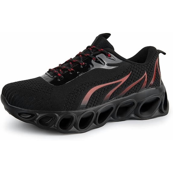 Men's Athletic Running Shoes - Lightweight Breathable Mesh Sneakers with Cushioned Insole, Non-Slip Rubber Outsole for Gym Training, Jogging, Walking & Daily Casual Wear
