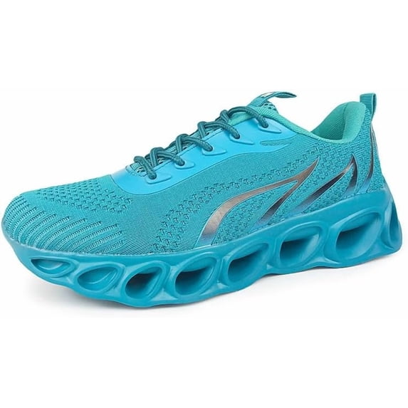 Men's Athletic Running Shoes - Lightweight Breathable Mesh Sneakers with Cushioned Insole, Non-Slip Rubber Outsole for Gym Training, Jogging, Walking & Daily Casual Wear