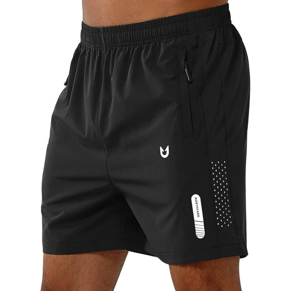 Men's Athletic Running Shorts Quick Dry Workout Shorts Lightweight Sports Gym Basketball Shorts Hiking