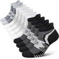 thumbnail image 1 of Men's Athletic Running Socks(5 Pairs), Cushioned Ankle Low Cut Socks with Arch Support, 1 of 1