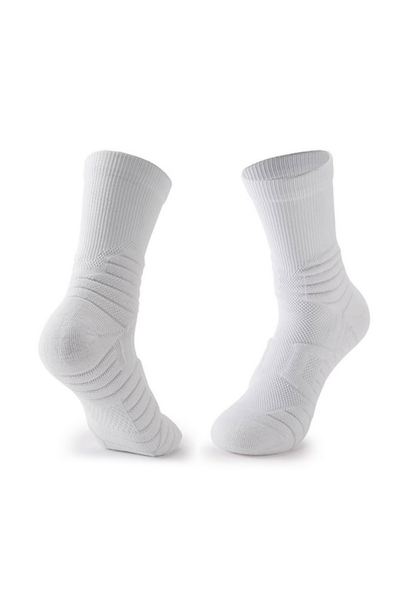 Men's Athletic Running Socks Breathable Mesh Stripe Design Odor Control Cushioned Arch Support Socks for High-Impact Workouts and Fitness