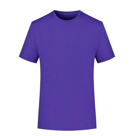 Men's Athletic Shirts with Pocket Short Sleeve Solid Color Stretch Big and Tall Sportswear Top