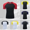 thumbnail image 1 of Men's Athletic Short Sleeve Compression Shirts Stretch Performance T-Shirt Running Workout Tops Quick Dry Base Layer, 1 of 4