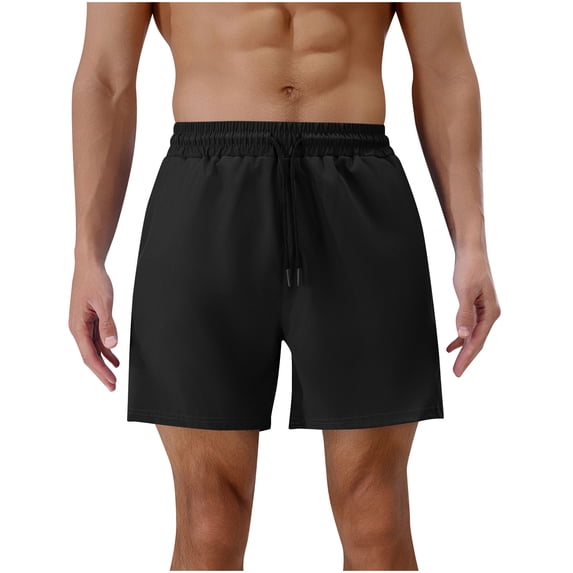 Men's Athletic Shorts 5" Inseam Quick Dry Workout Short Pants with Pockets, Performance Training Shorts for Running Basketball Soccer, Summer Fitness Bottoms