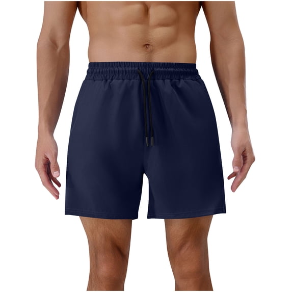 Men's Athletic Shorts 5" Inseam Quick Dry Workout Short Pants with Pockets, Performance Training Shorts for Running Basketball Soccer, Summer Fitness Bottoms