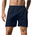 thumbnail image 1 of Men's Athletic Shorts 7" Inseam Performance Workout Short Pants, Summer Quick Dry Fitness Training Bottoms with Pockets, Elastic Waist Drawstring for Running, 1 of 9