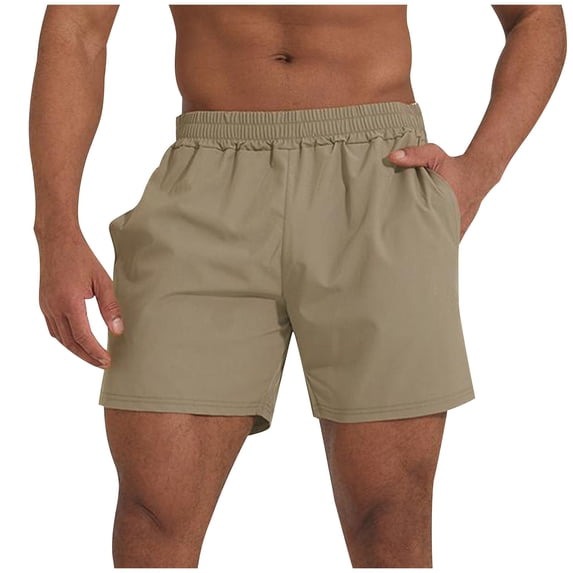 Men's Athletic Shorts 7" Inseam Quick Dry Workout Short Pants with Pockets, Summer Lightweight Breathable Stretch Performance Active Wear for Running