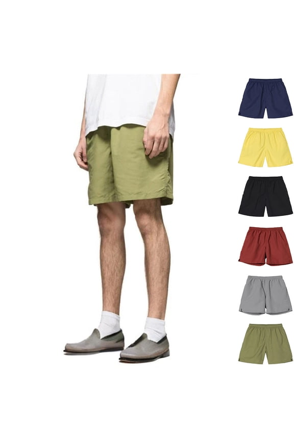 Men's Athletic Shorts 9 Inch Inseam Quick Dry Performance Active Short Pants, Above Knee Length Workout Training Short for Basketball Running with 3 Pockets