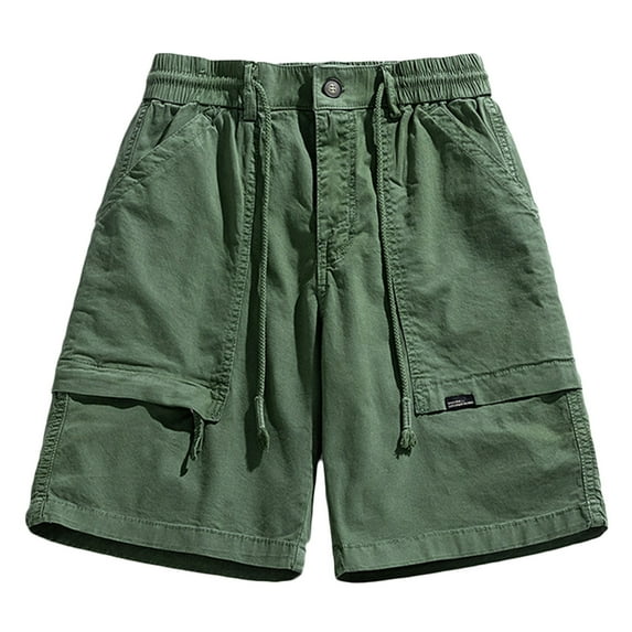 Men's Athletic Shorts AnuYalue Cargo Shorts for Men Big and Tall with Multi Pockets Outdoor Work Shorts Lightweight Athletic Shorts Cargo