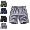thumbnail image 1 of Men's Athletic Shorts Breathable Shorts for Men Casual Men Basketball Shorts with Pockets, 1 of 3