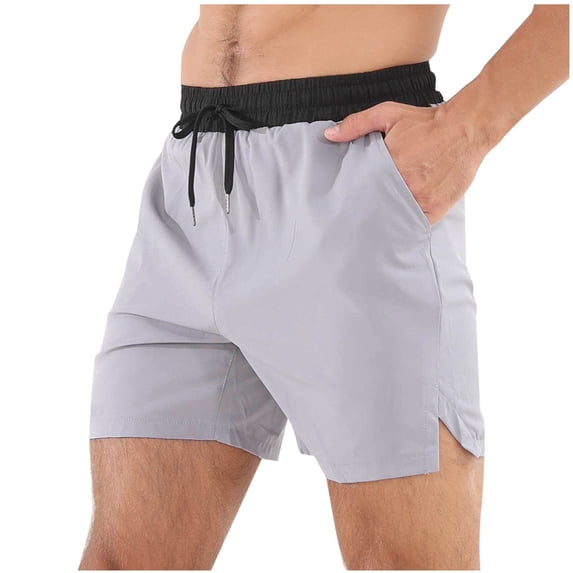 Men's Athletic Shorts Lightweight Quick Dry Workout Casual Shorts Summer Beach Sport Bathing Running Tennis Short Pants