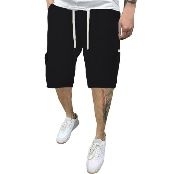Men's Athletic Shorts - Men's Hiking Cargo Shorts Outdoor Work Casual Shorts with Pockets Summer Beach Shorts with Pockets Mens Running Shorts with Pockets